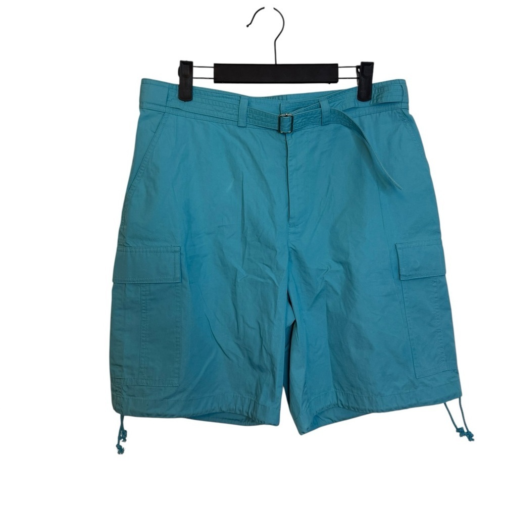 Lauren Ralph Lauren Vintage Teal Cargo Bermuda Shorts